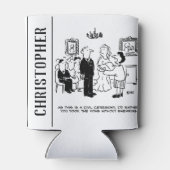 Burgerbruiloft bij een Kantoor van de griffie Blikjeskoeler (Achterkant)