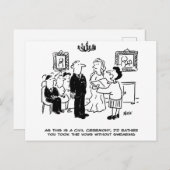 Burgerbruiloft bij een Kantoor van de griffie Briefkaart (Voorkant / Achterkant)