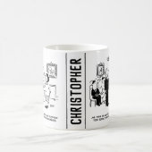 Burgerbruiloft bij een Kantoor van de griffie Koffiemok (Center)