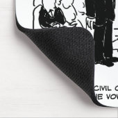 Burgerbruiloft bij een Kantoor van de griffie Muismat (Hoek)