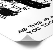 Burgerbruiloft bij een Kantoor van de griffie Poster (Hoek)