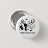 Burgerbruiloft bij een Kantoor van de griffie Ronde Button 3,2 Cm (Voorkant /achterkant)