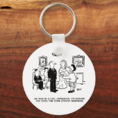 Burgerbruiloft bij een Kantoor van de griffie Sleutelhanger (Voorkant)