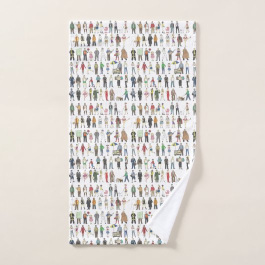 Burgerburen van de New York City Bad Handdoek (Handdoek)