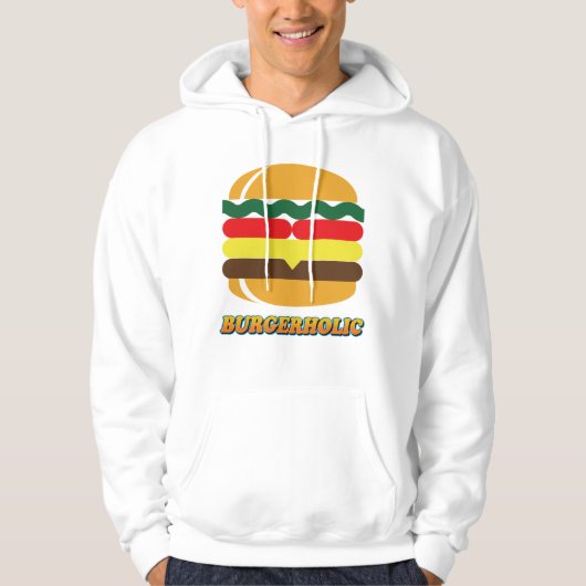 burgerholic hoodie (Voorkant)