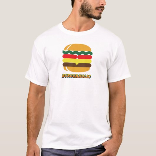 burgerholic t-shirt (Voorkant)