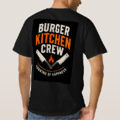 🍔 Burgerkeukenpersoneel Grill Restaurant Team 🍟 T-shirt (Achterkant)