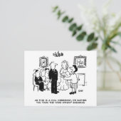 Burgerlijk Huwelijk op het Stadhuis Briefkaart (Staand voorkant)
