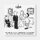 Burgerlijk Huwelijk op het Stadhuis Magneet (Voorkant)