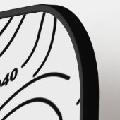 Burgerlijk ingenieur beste contouren pickleball paddle (Links Detail)