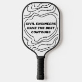 Burgerlijk ingenieur beste contouren pickleball paddle (Achterkant)