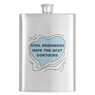 Burgerlijk ingenieur Blauwe Contouren Flacon