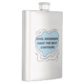 Burgerlijk ingenieur Blauwe Contouren Flacon (Rechts)