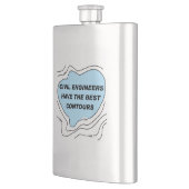 Burgerlijk ingenieur Blauwe Contouren Flacon (Links)