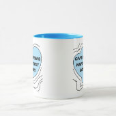 Burgerlijk ingenieur Blauwe Contouren Mok (Midden)