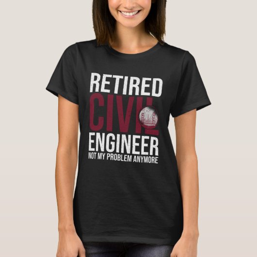 Burgerlijk ingenieur Bridge Builder Engineering St T-shirt (Voorkant)