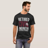Burgerlijk ingenieur Bridge Builder Engineering St T-shirt (Voorkant volledig)