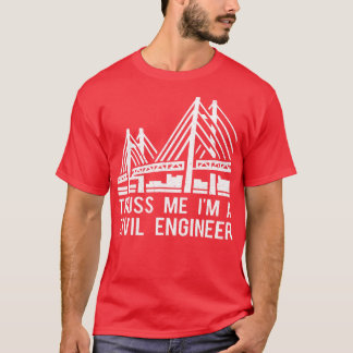 Burgerlijk ingenieur Bridge Design Engineering T-shirt