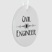 Burgerlijk Ingenieur Decoratieve Lijn Ornament (voorkant)