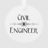 Burgerlijk Ingenieur Decoratieve Lijn Ornament (achterkant)