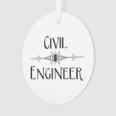 Burgerlijk Ingenieur Decoratieve Lijn Ornament (voorkant)