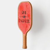 Burgerlijk ingenieur decoratieve lijn pickleball paddle (Links)