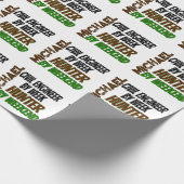 Burgerlijk ingenieur houdt van jagen cadeaupapier (Hoek)