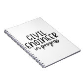 Burgerlijk ingenieur in uitvoering notitieboek (Rechterzijde)