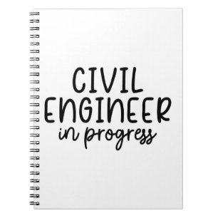 Burgerlijk ingenieur in uitvoering notitieboek