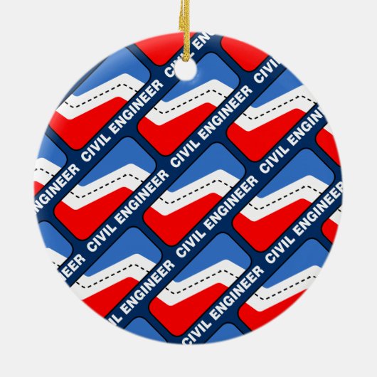 Burgerlijk Ingenieur Liga Keramisch Ornament (Achterkant)