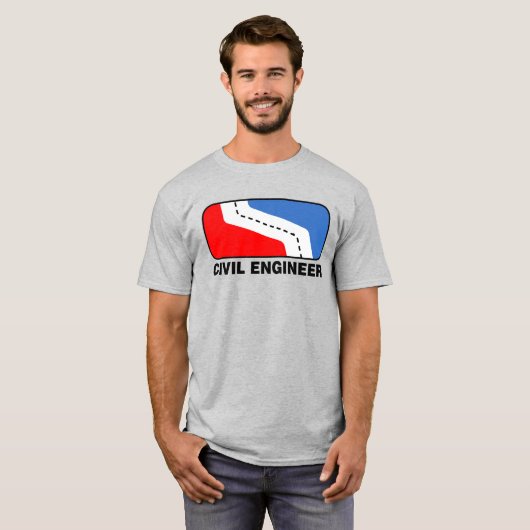 Burgerlijk Ingenieur Liga T-shirt (Voorkant volledig)