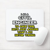 Burgerlijk Ingenieur... neem aan dat ik nooit onge Muismat (Met muis)