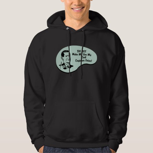 Burgerlijk ingenieur Stem Hoodie (Voorkant)