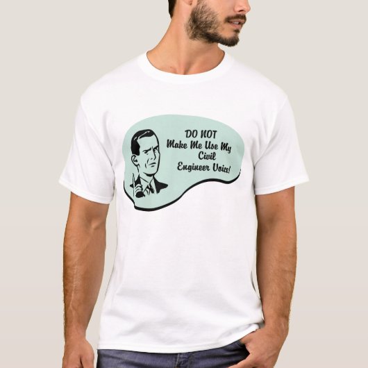 Burgerlijk ingenieur Stem T-shirt (Voorkant)
