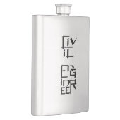 Burgerlijk Ingenieur Wit Karakter Flacon (Rechts)