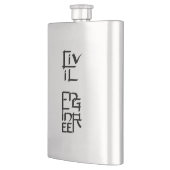 Burgerlijk Ingenieur Wit Karakter Flacon (Links)