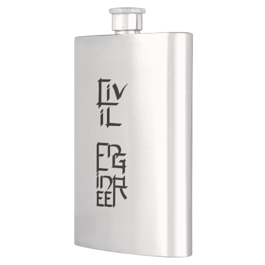 Burgerlijk Ingenieur Wit Karakter Flacon (Links)