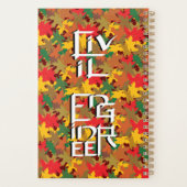 Burgerlijk Ingenieur Wit Karakter Planner (Achterkant)