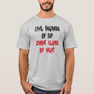 Burgerlijk Ingenieur Zombie Slayer T-shirt