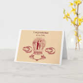 Burgerlijk partnerschap/homohuwelijk kaart (Gele Bloem)