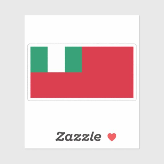 Burgerlijk vaandel van Nigeria Sticker (Vel)