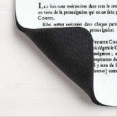 Burgerlijk wetboek, eerste bladzijde gedrukt op mo muismat (Hoek)