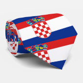 Burgerlijke aftekening van Kroatië, vlag Kroatië Stropdas (Opgerold)