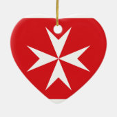 Burgerlijke ondertekening van Malta, Malediven vla Keramisch Ornament (Achterkant)