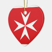 Burgerlijke ondertekening van Malta, Malediven vla Keramisch Ornament (Links)