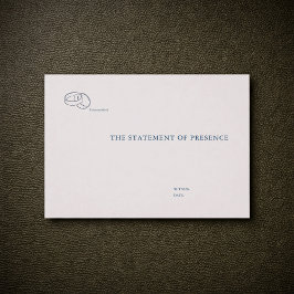 Burgerlijke Plechtigheid | Niet-traditionele Huwel Briefkaart