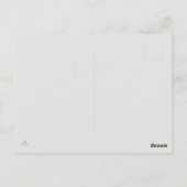 Burgerlijke Plechtigheid | Niet-traditionele Huwel Briefkaart (Achterkant)