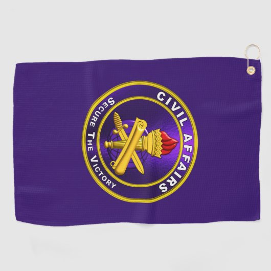 Burgerlijke zaken golfhanddoek (Horizontaal)