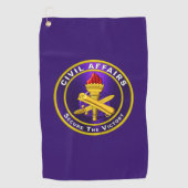 Burgerlijke zaken golfhanddoek (Voorkant)