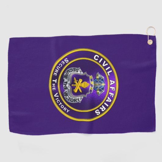 Burgerlijke zaken golfhanddoek (Horizontaal)